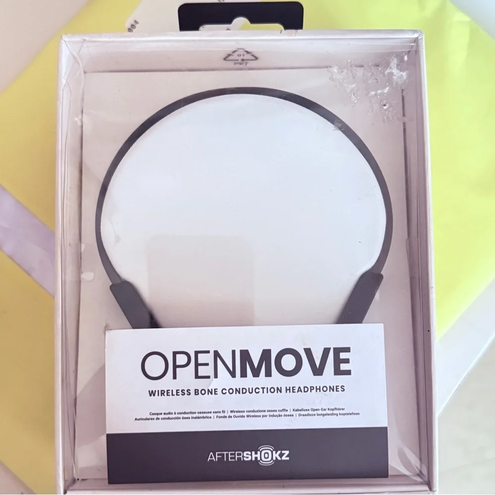 Black Wireless Bone Conduction Headphones